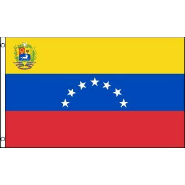 Venezuelan Flag 7 Stars 3x5in Bandera De Venezuela Con 7 Estrellas. 